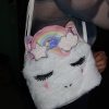 Beyaz Renk Unicorn Figürlü Çocuk Çanta