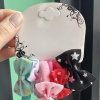 6lı Karışık Renk Kurdele Figürlü Lastik Toka Set
