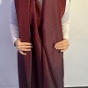 Bordo Renk Tafta Şal