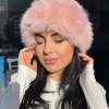 Pembe Renk Peluş Şapka