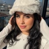 Beyaz Renk Peluş Kasket Şapka