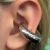Gümüş Renk Halka Figürlü Ear Cuff (Çift)