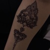 Geçici Lotus Figürlü Dövme Tattoo