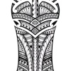 Geçici Maori Model Dövme Tattoo