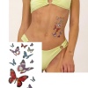 Geçici Kelebek Figürlü Dövme Tattoo