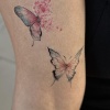 Geçici Kelebek Figürlü Mini Dövme Tattoo