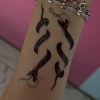 Geçici Yılan Figürlü Mini Dövme Tattoo