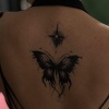Geçici Kelebek Figürlü Dövme Tattoo