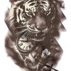Geçici Aslan Figürlü Dövme Tattoo