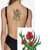Geçici Gül Figürlü Dövme Tattoo
