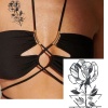Geçici Gül Figürlü Mini Dövme Tattoo