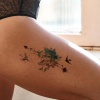 Geçici Kuş Figürlü Dövme Tattoo