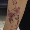 Geçici Kelebek Figürlü Dövme Tattoo