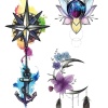 Geçici Karışık Figürlü Dövme Tattoo