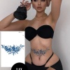 Çicek Figürlü 12 Saat Sonra Kararan Geçici Dövme Tattoo