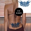 Tabanca Figürlü 12 Saat Sonra Kararan Geçici Dövme Tattoo