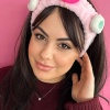 Pembe Renk Canavar Figürlü Peluş Saç Bandı