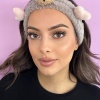 Kahve Renk Ayıcık Figürlü Peluş Saç Bandı