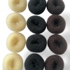 12li Karışık Renk Sünger Topuz Tokası Set