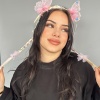 Pembe Renk Kelebek Figürlü Örgü Detaylı Çocuk Taç
