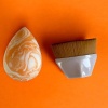 Turuncu Renk Makyaj Süngeri /Fırça Set