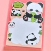 Karışık Renk Panda Figürlü Yapışkanlı Not Kağıdı