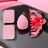 Pembe Renk Mandal Toka/ Makyaj Süngeri/ Pudra Süngeri Set