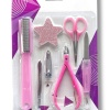 Pembe Renk 7 Parça Manikür/ Pedikür Törpü Set
