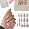Karışık Renk Karışık Figürlü Takma Tırnak Set (Yapıştırıcılı)