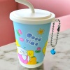 Mavi Renk Milkshake Figürlü Anahtarlık Detaylı Kutulu Islak Mendil