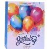 Karışık Renk Balon Figürlü Karton Çanta