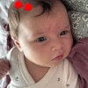 2li Kırmızı Renk Ponponlu Saçsız Bebek Tokası