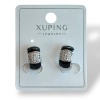 Gümüş Renk Taş Detaylı Çelik Xuping Küpe (Çift)