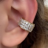 Altın Renk Taş Detaylı YSX Ear Cuff (Tek)