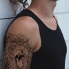 Geçici Aslan Dövme Tattoo