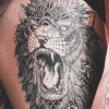 Geçici Aslan Dövme Tattoo
