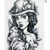 Geçici Kadın Dövme Tattoo