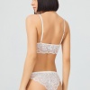 Dantelli Transparan Balensiz Kadın Sütyen Takımı CH1803