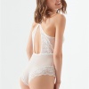 Çıtçıtlı Dantelli Transparan Sırt Çapraz İpli Bodysuit CH1865