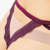 Dantelli Taş ve Tül Detaylı Özel Bölgesi Açık Kadın String Külot CH6110