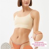 Mikro Saten Ön ve Arka Taş Detaylı Kadın String Külot CH6119
