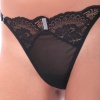 Dantelli Transparan Ayarlanabilir Lastikli Kadın String Külot CH6129
