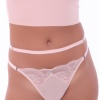 Dantelli Transparan Ayarlanabilir Lastikli Kadın String Külot CH6129