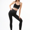 Yüksek Bel Toparlayıcı Seamless Kadın Spor Tayt CH1069