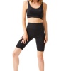 Toparlayıcı Yüksek Bel Kadın Bisikletçi Şort Tayt CH1072