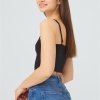 Ayarlanabilir İnce Askılı Lazer Kesim Kadın Crop Büstiyer CH1752
