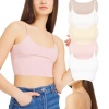 Ayarlanabilir İnce Askılı Lazer Kesim Kadın Crop Büstiyer CH1752