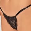 Önü Dantelli Tül Detaylı Kadın Tanga Külot CH6035