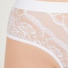 Dantelli Arkası Transparan Büyük Beden Bikini Külot CH6053