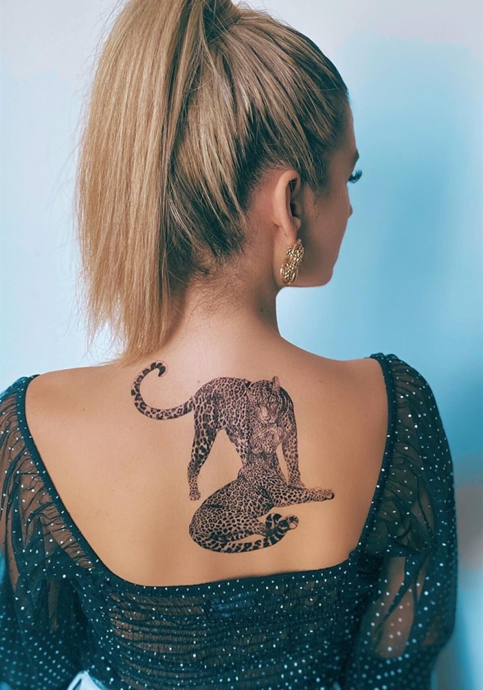Geçici Leopar Dövme Tattoo